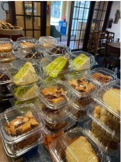 The pastry case