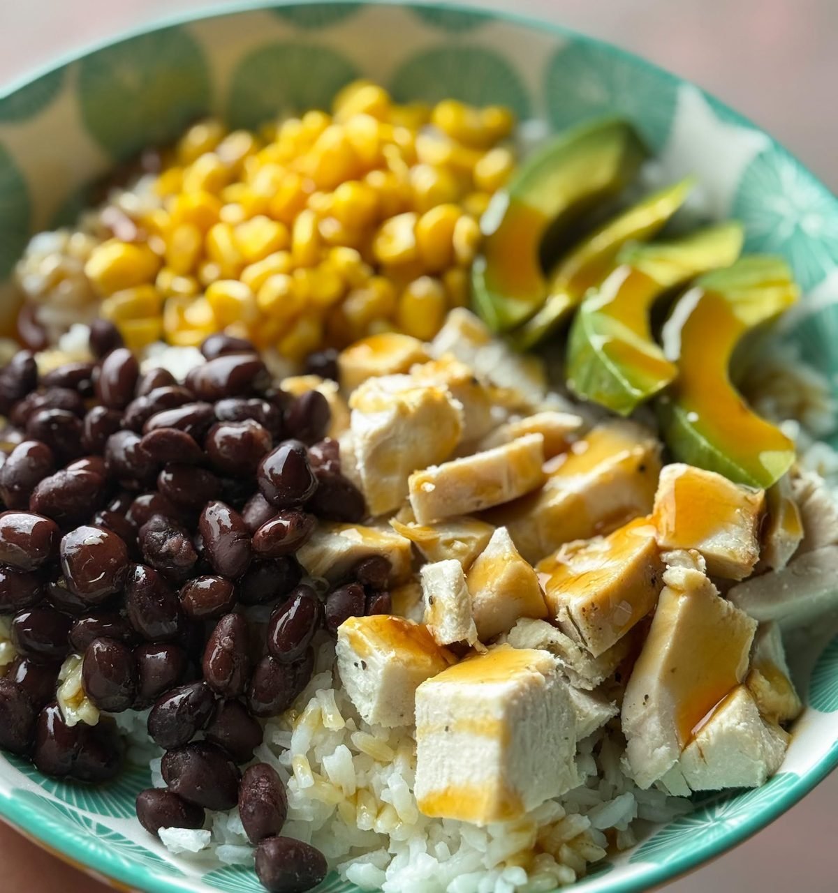 Chicken teriyaki protein bowl at Java Cafe